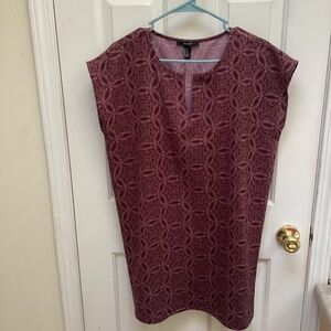 Maroon casual dress (Medium)
